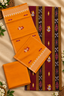 Women's Sambalpuri Mustard Orange & Maroon Unstitched Suit Material with Dupatta