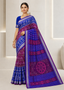 Handwoven Nabakoti Sambalpuri Patta Semi Silk Saree with Traditional Pallu