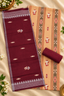 Women's Sambalpuri Peach & Maroon Unstitched Suit Material with Dupatta