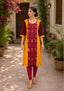 Sambalpuri Women's Kurti - Floral Heritage Weave Kurti