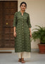 Sambalpuri Women's Kurti - Corporate Design Kurti with Buttons
