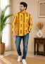 Men's Short Kurta –Royal Mustard Short Kurta