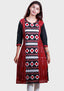 Sambalpuri Women's Kurti -  Triple Sapta Design in Multicolour