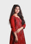 Sambalpuri Women's Kurti -  in Maroon