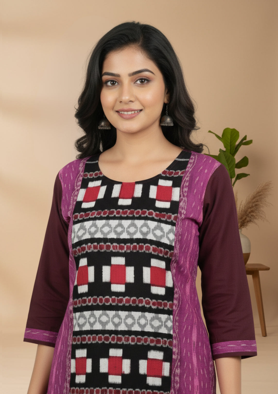 Sambalpuri Women's Kurti -  Triple Sapta Kurti