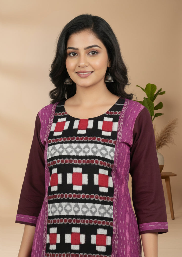 Sambalpuri Women's Kurti -  Triple Sapta Kurti