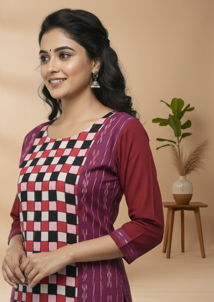 Sambalpuri Women's Kurti -  Full Sapta Kurti
