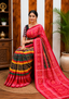 Traditional Utkal Laxmi Handloom Saree in Multicolor with Rudrakshya Border