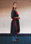Tamyra – Black and Red Naira-Cut Frock with Contemporary Charm