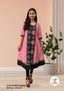 Authentic Sambalpuri Gown Design Pure Cotton Women Kurta Pink