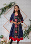 Authentic Sambalpuri Queens Design Women Kurta Blue